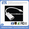 Port d&#39;affichage mini DP mâle à femelle Cordon adaptateur HDMI f / Mav Macbook AIR PRO Tad